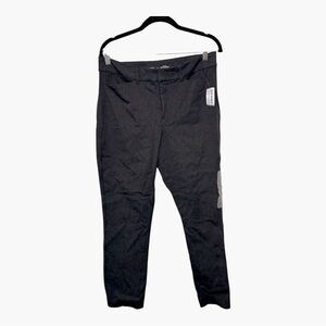 Old Navy Gray High-Rise Pixie Skinny Ankle Pants Office Workwear Size 12